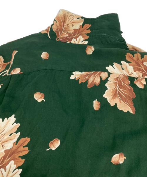 McGREGOR（マックレガー）McGREGOR (マックレガー) 50'sロングスリーブアロハシャツ グリーン サイズ:Ｓの古着・服飾アイテム