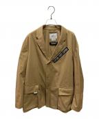 WTAPS×UNDERCOVERダブルタップス×アンダーカバー）の古着「ONE ON ONE 3Bジャケット」｜ベージュ