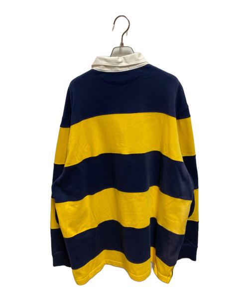 POLO RALPH LAUREN（ポロ・ラルフローレン）POLO RALPH LAUREN (ポロ・ラルフローレン) ラガーシャツ ネイビー×イエロー サイズ:XLの古着・服飾アイテム