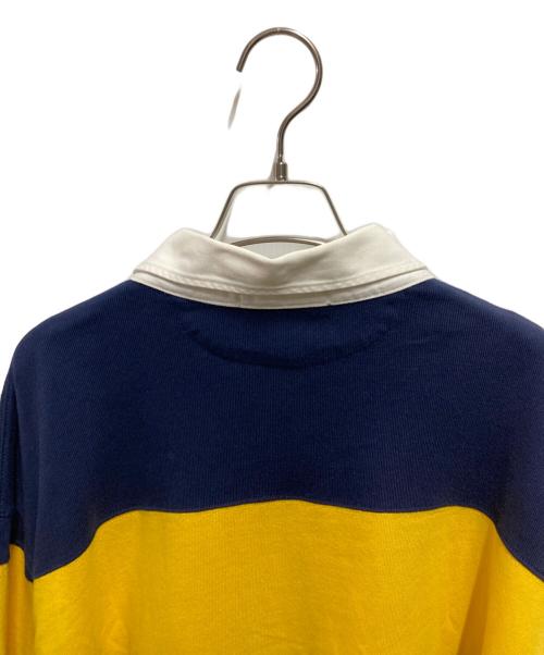 POLO RALPH LAUREN（ポロ・ラルフローレン）POLO RALPH LAUREN (ポロ・ラルフローレン) ラガーシャツ ネイビー×イエロー サイズ:XLの古着・服飾アイテム