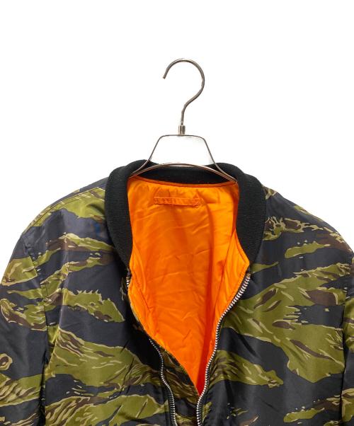 ALPHA（アルファ）ALPHA (アルファ) tiger camo MA-1 bomber jacket グリーン サイズ:ＸＬの古着・服飾アイテム