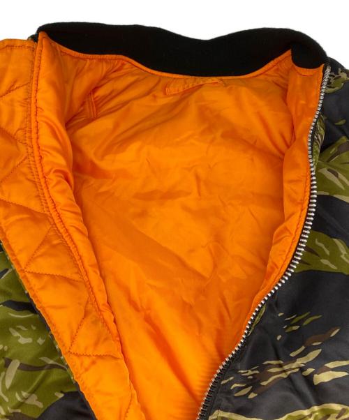 ALPHA（アルファ）ALPHA (アルファ) tiger camo MA-1 bomber jacket グリーン サイズ:ＸＬの古着・服飾アイテム