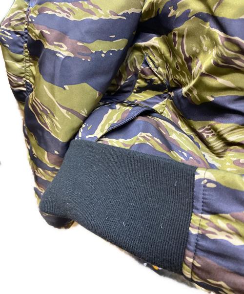 ALPHA（アルファ）ALPHA (アルファ) tiger camo MA-1 bomber jacket グリーン サイズ:ＸＬの古着・服飾アイテム