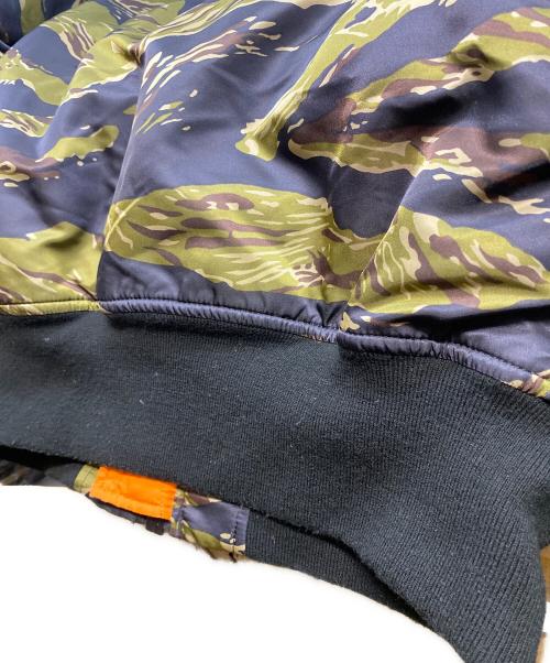 ALPHA（アルファ）ALPHA (アルファ) tiger camo MA-1 bomber jacket グリーン サイズ:ＸＬの古着・服飾アイテム