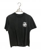 stussyステューシー）の古着「Beach Roots Pigment Dyed Tee」｜ブラック