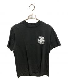 stussy（ステューシー）の古着「Beach Roots Pigment Dyed Tee」｜ブラック