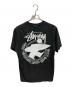 stussy (ステューシー) Beach Roots Pigment Dyed Tee ブラック サイズ:M 未使用品：7000円