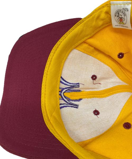 MICKEY&CO（ミッキー アンド コー）MICKEY&CO (ミッキー アンド コー) 90'Sスナップバックキャップ イエローの古着・服飾アイテム