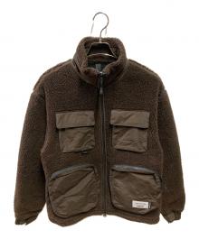thisisneverthat（ディスイズネバーザット）の古着「Infinium Utility Fleece Jacket」｜ブラウン