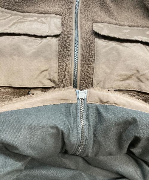 thisisneverthat（ディスイズネバーザット）thisisneverthat (ディスイズネバーザット) Infinium Utility Fleece Jacket ブラウン サイズ:Ｓの古着・服飾アイテム