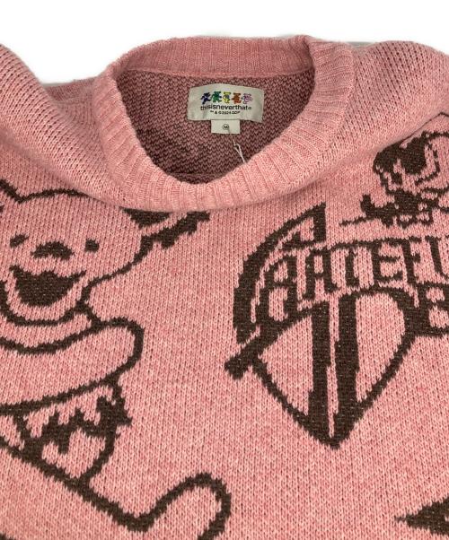 thisisneverthat（ディスイズネバーザット）thisisneverthat (ディスイズネバーザット) GRATEFUL DEAD (グレイトフル・デッド) Iconography Knit Sweater ピンク サイズ:Ｍの古着・服飾アイテム