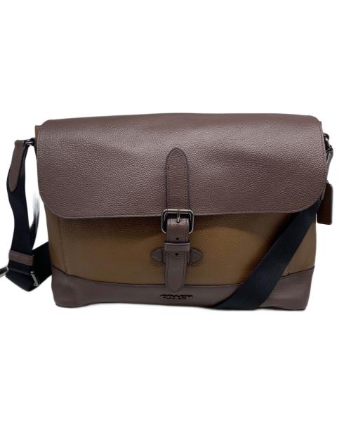 COACH（コーチ）COACH (コーチ) HUDSON MESSENGER ブラウンの古着・服飾アイテム