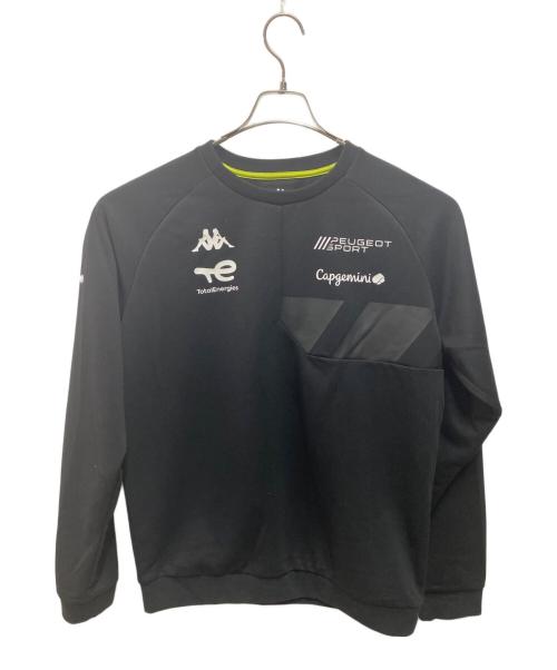 KAPPA（カッパ）KAPPA (カッパ) PEUGEOT (プジョー) スウェット ブラック サイズ:Lの古着・服飾アイテム