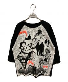 stussy（ステューシー）の古着「00's ラグランカットソー」｜ホワイト×ブラック