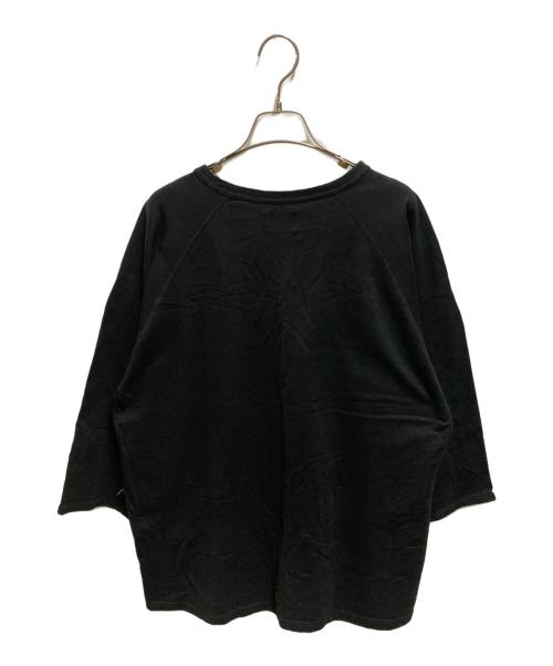 stussy（ステューシー）stussy (ステューシー) 00's ラグランカットソー ホワイト×ブラック サイズ:Ｌの古着・服飾アイテム