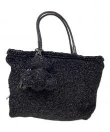 ANTEPRIMA MISTO（アンテプリマミスト）の古着「ベアチャーム付ワイヤートート」｜ブラック