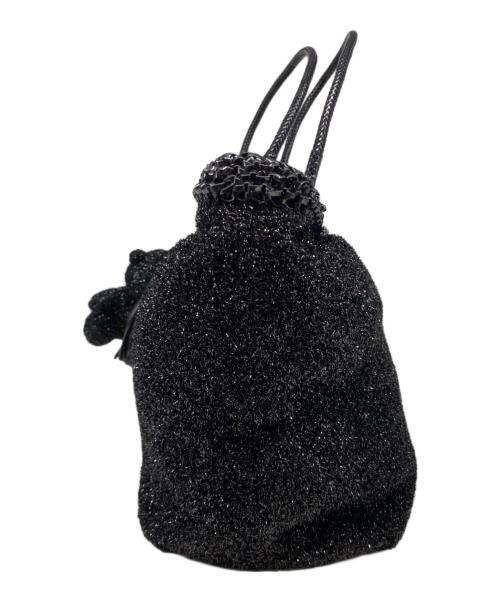 ANTEPRIMA MISTO（アンテプリマミスト）ANTEPRIMA MISTO (アンテプリマミスト) ベアチャーム付ワイヤートート ブラックの古着・服飾アイテム