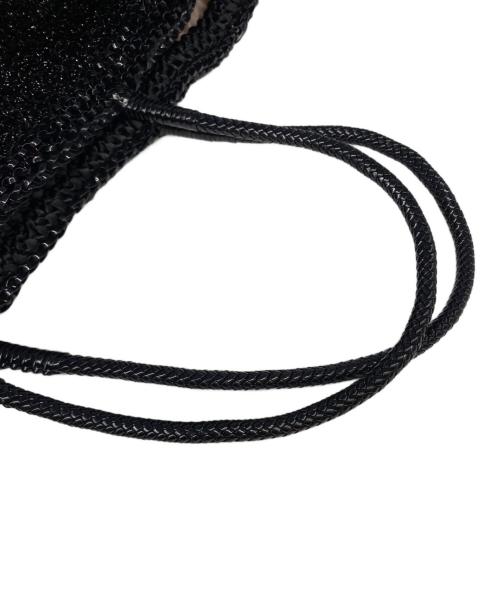 ANTEPRIMA MISTO（アンテプリマミスト）ANTEPRIMA MISTO (アンテプリマミスト) ベアチャーム付ワイヤートート ブラックの古着・服飾アイテム