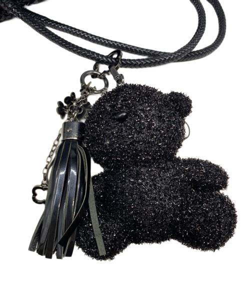 ANTEPRIMA MISTO（アンテプリマミスト）ANTEPRIMA MISTO (アンテプリマミスト) ベアチャーム付ワイヤートート ブラックの古着・服飾アイテム