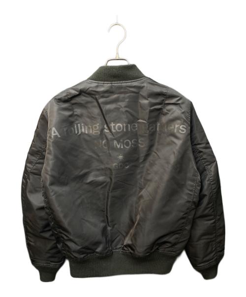 AVIREX（アヴィレックス）AVIREX (アヴィレックス) GDC (ジーディーシー) 25AW コラボMA-1フライトジャケット ブラック サイズ:Lの古着・服飾アイテム