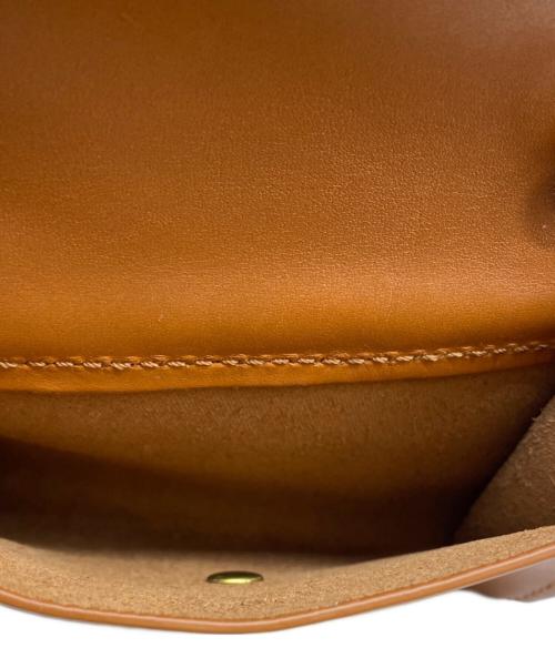 RALPH LAUREN（ラルフローレン）RALPH LAUREN (ラルフローレン) レザートートバッグ ブラウンの古着・服飾アイテム