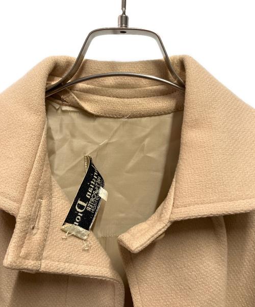 Christian Dior PRET-A-PORTER（クリスチャンディオールプレタポルテ）Christian Dior PRET-A-PORTER (クリスチャンディオールプレタポルテ) ステンカラーコート ベージュ サイズ:9の古着・服飾アイテム