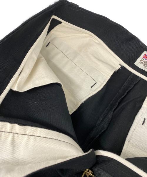 Traditional Weatherwear（トラディショナルウェザーウェア）Traditional Weatherwear (トラディショナルウェザーウェア) 25SS UNIONSLACKS 102L CHINO ブラック サイズ:ＸＳの古着・服飾アイテム
