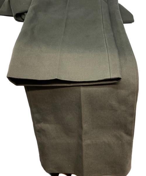 Maison Margiela（メゾンマルジェラ）Maison Margiela (メゾンマルジェラ) センタープレスパンツ グリーン サイズ:44の古着・服飾アイテム