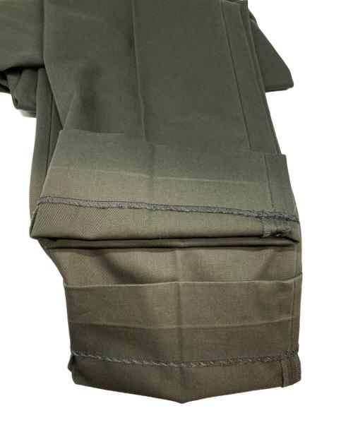 Maison Margiela（メゾンマルジェラ）Maison Margiela (メゾンマルジェラ) センタープレスパンツ グリーン サイズ:44の古着・服飾アイテム