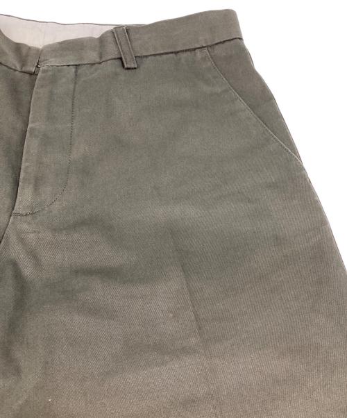Maison Margiela（メゾンマルジェラ）Maison Margiela (メゾンマルジェラ) センタープレスパンツ グリーン サイズ:44の古着・服飾アイテム