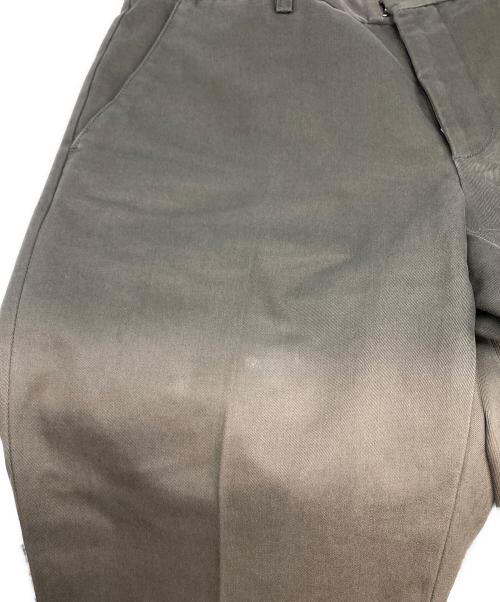 Maison Margiela（メゾンマルジェラ）Maison Margiela (メゾンマルジェラ) センタープレスパンツ グリーン サイズ:44の古着・服飾アイテム