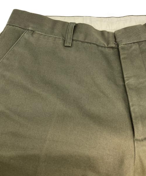 Maison Margiela（メゾンマルジェラ）Maison Margiela (メゾンマルジェラ) センタープレスパンツ グリーン サイズ:44の古着・服飾アイテム