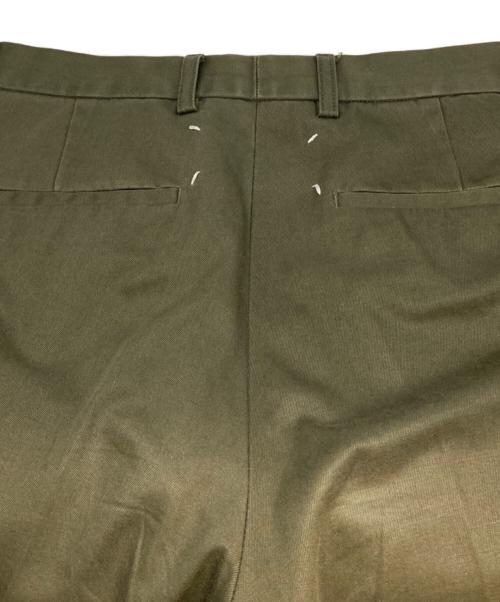 Maison Margiela（メゾンマルジェラ）Maison Margiela (メゾンマルジェラ) センタープレスパンツ グリーン サイズ:44の古着・服飾アイテム