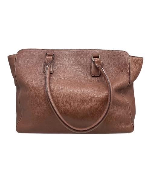 土屋鞄（ツチヤカバン）土屋鞄 (ツチヤカバン) レザーバッグ ブラウンの古着・服飾アイテム