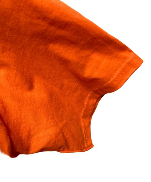 HARLEY-DAVIDSON（ハーレーダビッドソン）HARLEY-DAVIDSON (ハーレーダビッドソン) Hanes (ヘインズ) プリントTシャツ オレンジ サイズ:Mの古着・服飾アイテム