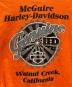 中古・古着 HARLEY-DAVIDSON (ハーレーダビッドソン) Hanes (ヘインズ) プリントTシャツ オレンジ サイズ:M：7000円