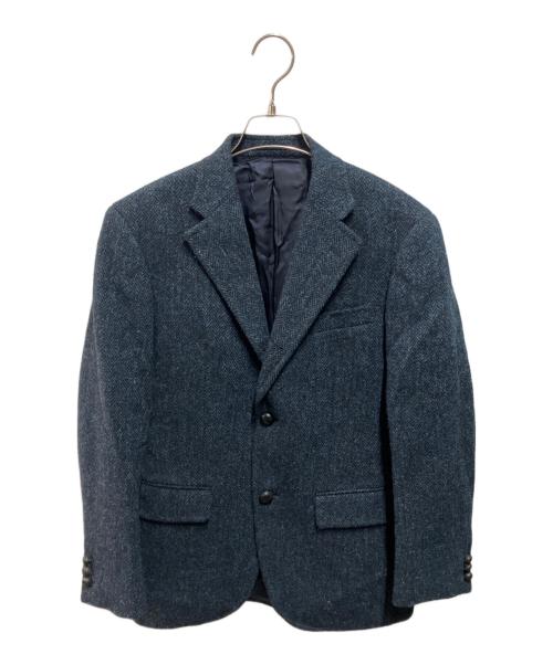 J.PRESS（ジェイプレス）J.PRESS (ジェイプレス) Harris Tweed (ハリスツイード) ツイードジャケット ネイビー サイズ:サイズ詳細参照の古着・服飾アイテム