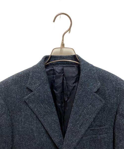J.PRESS（ジェイプレス）J.PRESS (ジェイプレス) Harris Tweed (ハリスツイード) ツイードジャケット ネイビー サイズ:サイズ詳細参照の古着・服飾アイテム