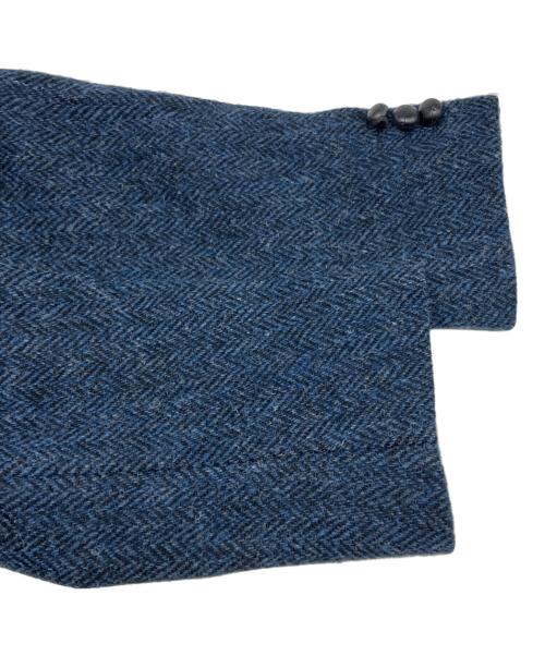 J.PRESS（ジェイプレス）J.PRESS (ジェイプレス) Harris Tweed (ハリスツイード) ツイードジャケット ネイビー サイズ:サイズ詳細参照の古着・服飾アイテム