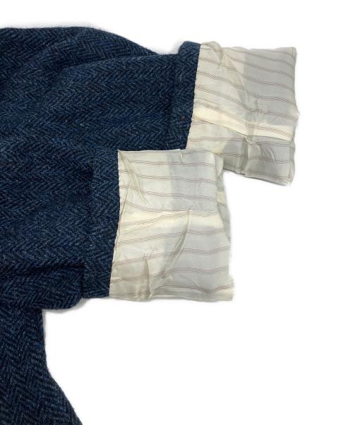 J.PRESS（ジェイプレス）J.PRESS (ジェイプレス) Harris Tweed (ハリスツイード) ツイードジャケット ネイビー サイズ:サイズ詳細参照の古着・服飾アイテム