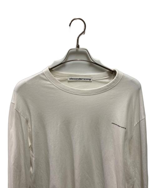 ALEXANDER WANG（アレキサンダー・ワン）ALEXANDER WANG (アレキサンダー・ワン) ロゴTシャツ ホワイト サイズ:Lの古着・服飾アイテム