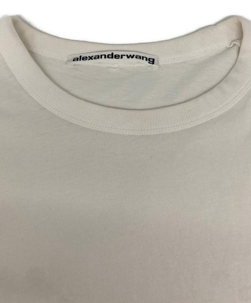 ALEXANDER WANG（アレキサンダー・ワン）ALEXANDER WANG (アレキサンダー・ワン) ロゴTシャツ ホワイト サイズ:Lの古着・服飾アイテム