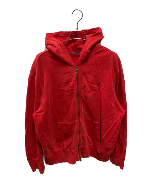 POLO RALPH LAUREN（ポロ・ラルフローレン）POLO RALPH LAUREN (ポロ・ラルフローレン) 90's Wジップパーカー レッド サイズ:XLの古着・服飾アイテム