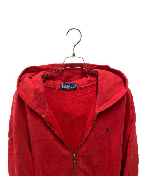 POLO RALPH LAUREN（ポロ・ラルフローレン）POLO RALPH LAUREN (ポロ・ラルフローレン) 90's Wジップパーカー レッド サイズ:XLの古着・服飾アイテム
