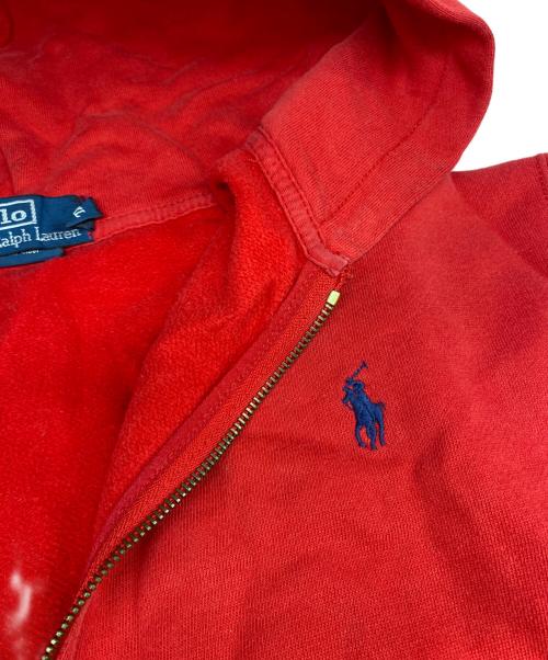 POLO RALPH LAUREN（ポロ・ラルフローレン）POLO RALPH LAUREN (ポロ・ラルフローレン) 90's Wジップパーカー レッド サイズ:XLの古着・服飾アイテム