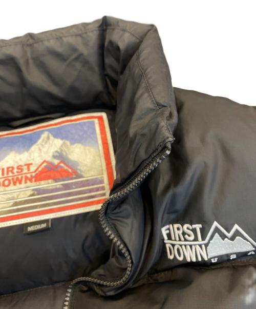 FIRST DOWN（ファーストダウン）FIRST DOWN (ファーストダウン) ダウンジャケット ブラック サイズ:Ｍの古着・服飾アイテム