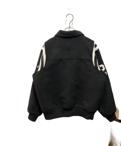 stussy（ステューシー）stussy (ステューシー) 80 Wool Varsity Jacket ブラック サイズ:Lの古着・服飾アイテム