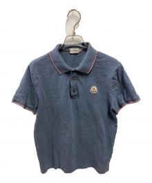 MONCLER（モンクレール）の古着「ロゴワッペンポロシャツ」｜ブルー