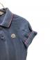中古・古着 MONCLER (モンクレール) ロゴワッペンポロシャツ ブルー サイズ:M：9000円