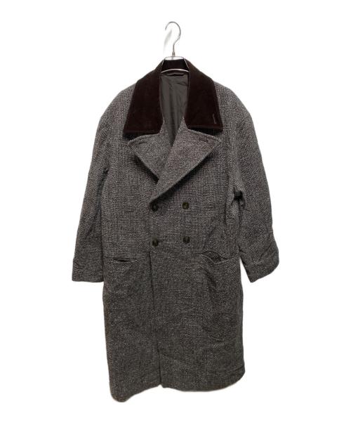 TODAYFUL（トゥデイフル）TODAYFUL (トゥデイフル) Doublecollar Tweed Coat ブラウン サイズ:38の古着・服飾アイテム